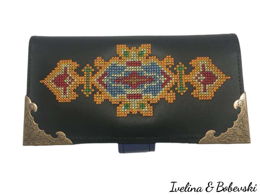 Koska_Ladies_Wallet_Embroidery_Leather_Ivelina_1