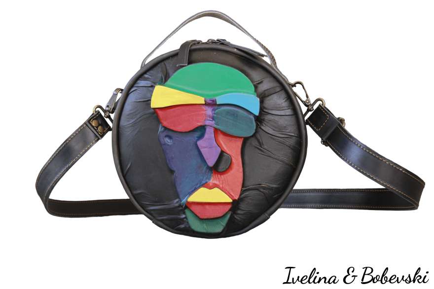 Ladies_handbag_genuine_leather_sculpture_ethno_mask_1